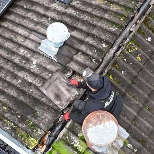 Een dakrenovatie bij oud pannendak in Ridderkerk